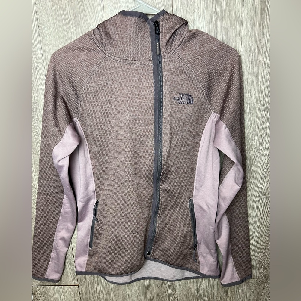 The North Face Arcata Asymmetrical Zip Fleece Lined Hooded Jacket Size Small - Picture 2 of 16